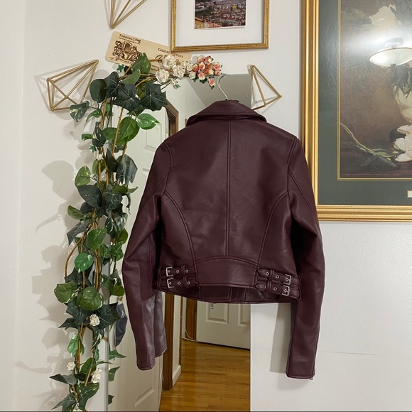 NEW Abercrombie (A&F) Leather Moto Jacket - Picture 13 of 15